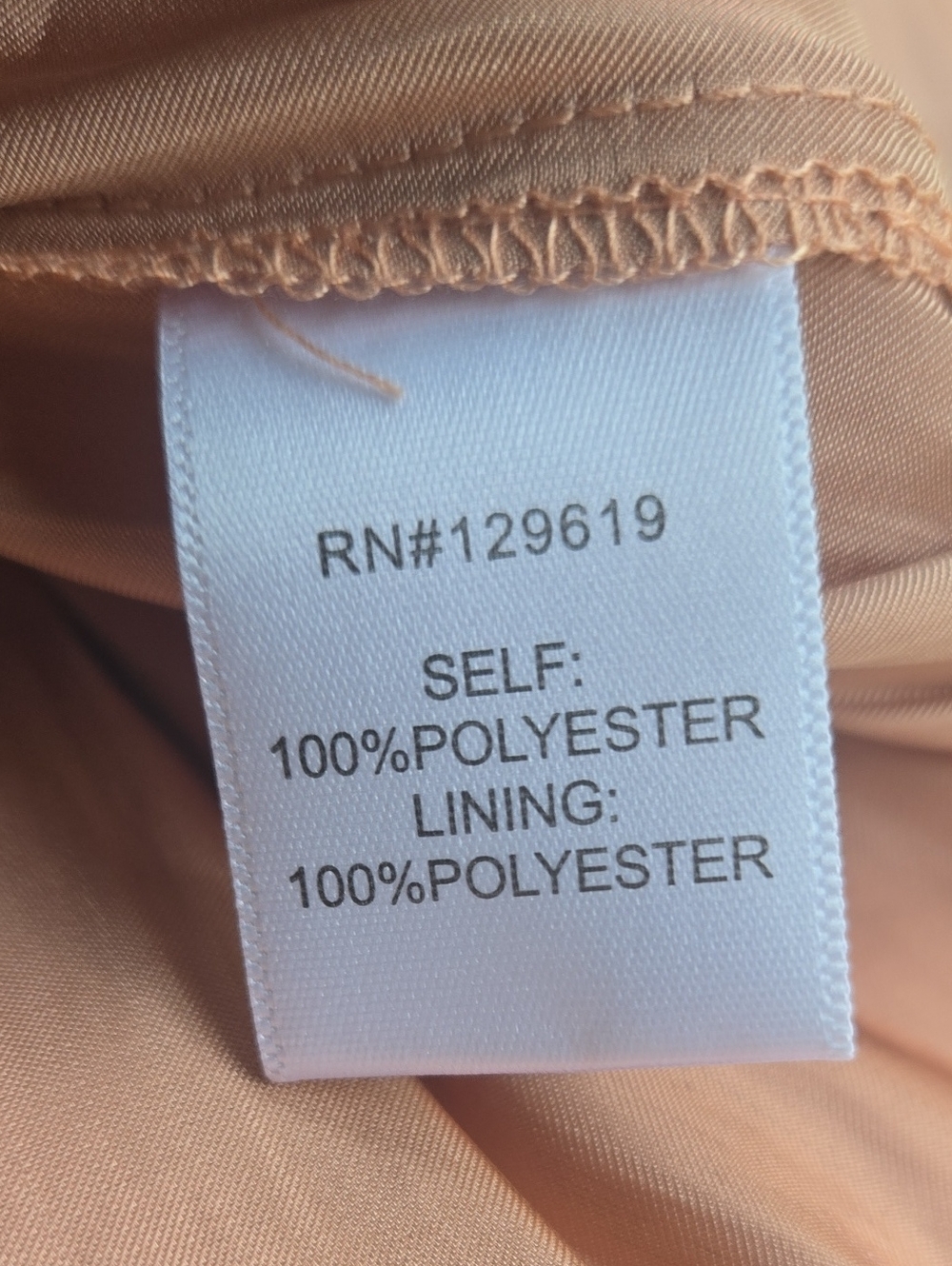 Allie Rose Peach Shimmery Pleated Midi Skirt Size Small - Picture 10 of 11
